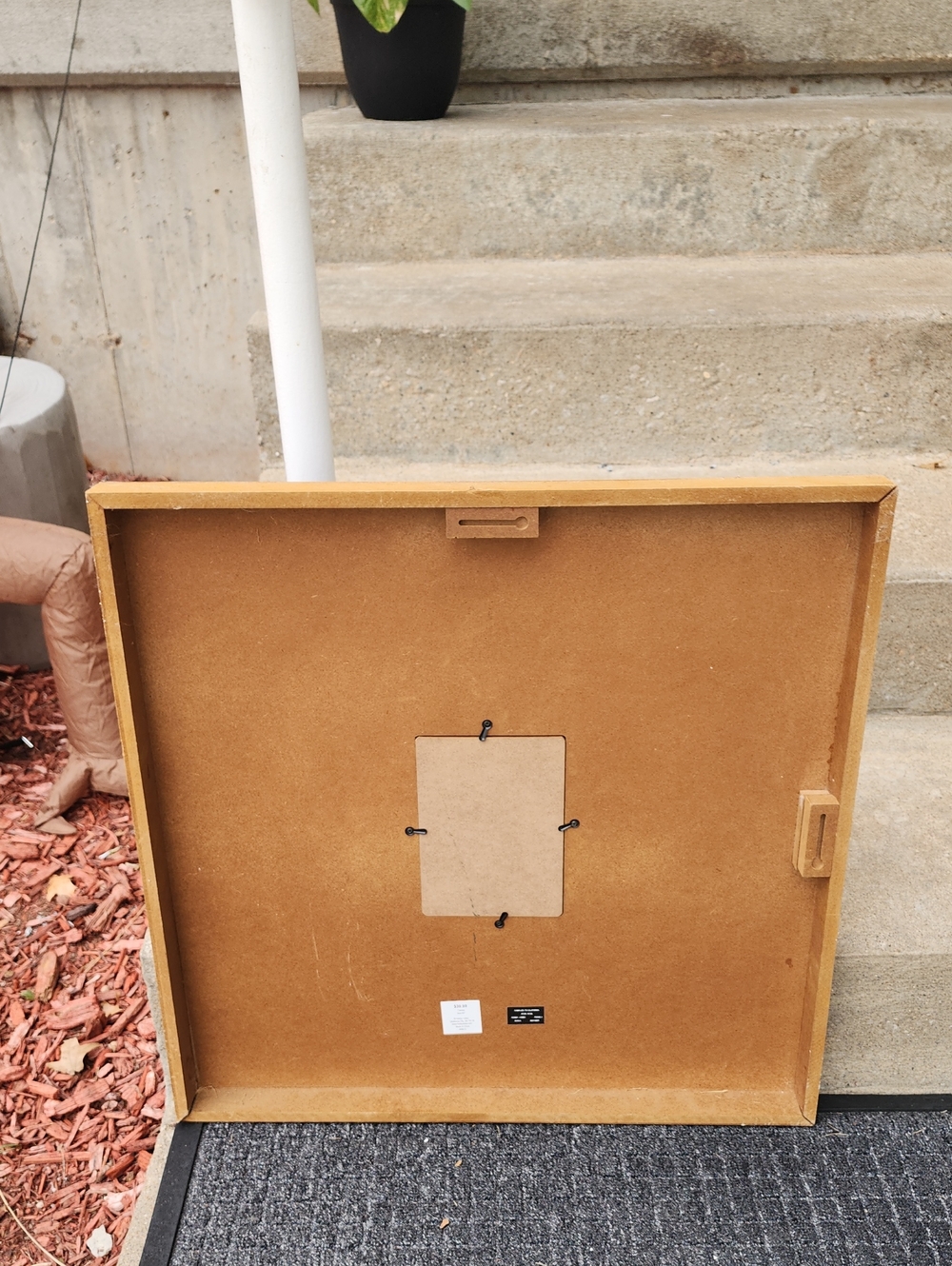 Wall-Mountable Home Art Frame in Light Brown